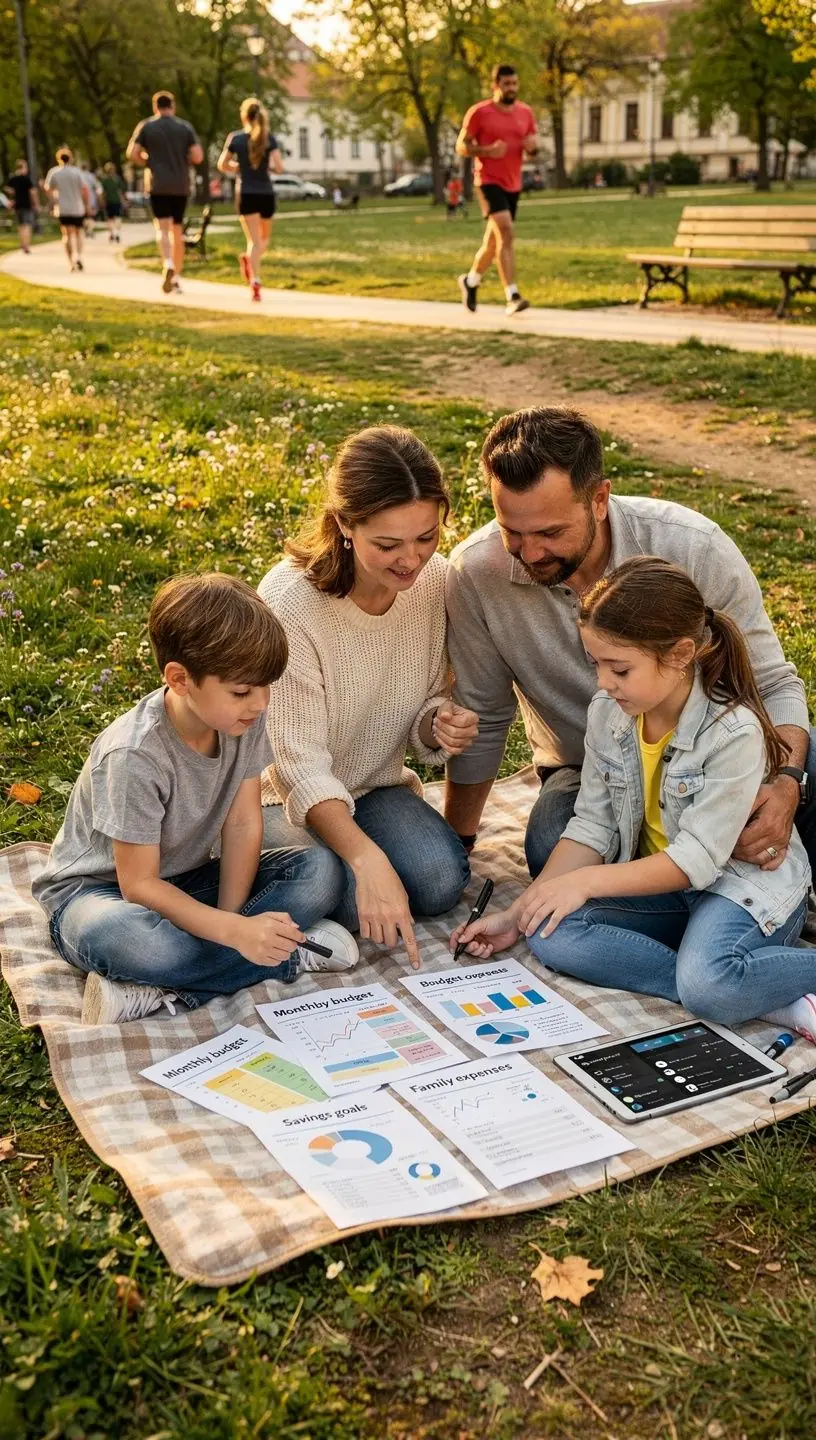 Sikeres költségvetési tervezés példája, jól átlátható pénzügyi célokkal.